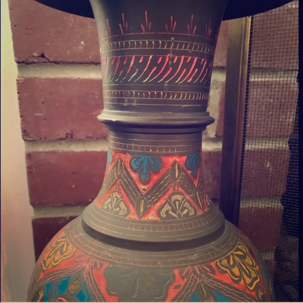 Large Antique Bronze Vase